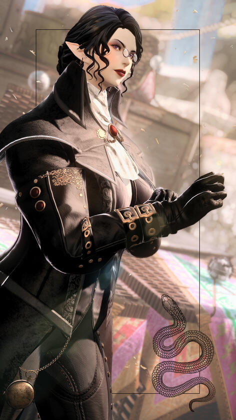 she slithered from Eden